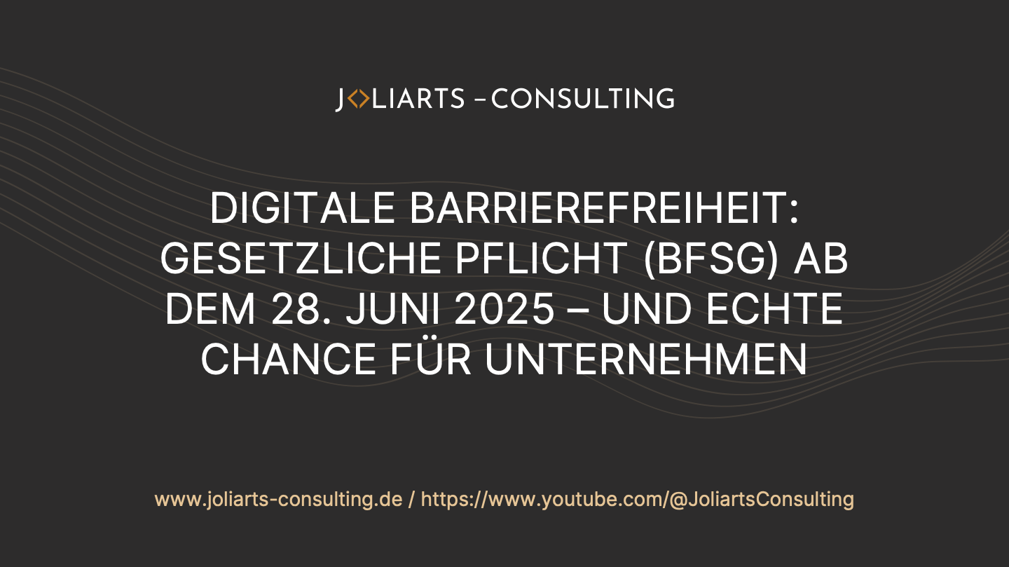 BFSG ab dem 28.06.25 - Banner